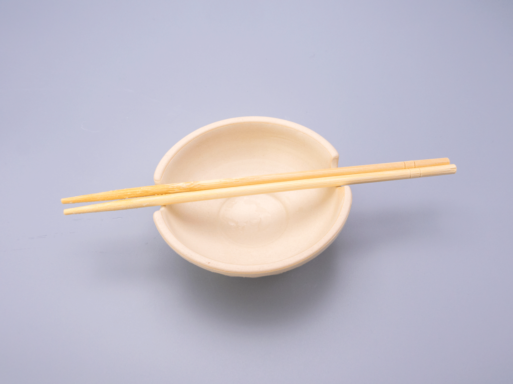 炊飯マグのフタは箸置きにもなる
